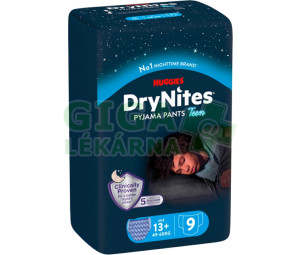 DryNites natahovací kalhotky na noc pro chlapce 13+ let / 48-60kg / 9ks