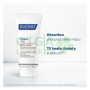 Fotka DUCRAY Sabal Argeal Šampon absorbující maz 200ml Obrázek DUCRAY Sabal Argeal Šampon absorbující maz 200ml