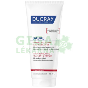 DUCRAY Sabal Pečující šampon regulující tvorbu mazu 200ml