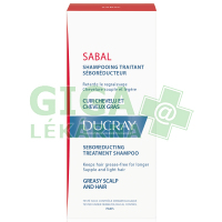 Fotka DUCRAY Sabal Pečující šampon regulující tvorbu mazu 200ml Obrázek DUCRAY Sabal Pečující šampon regulující tvorbu mazu 200ml