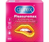Durex kondomy Pleasuremax 3 ks