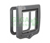 Dvířka kočka plast 2P Šedá Trixie 1ks