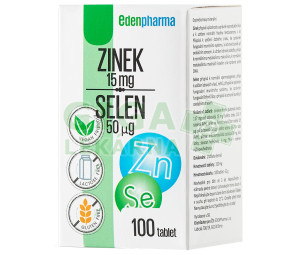 Edenpharma Zinek Selen tbl.100