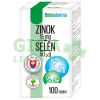 Obrázek Edenpharma Zinek Selen 100 tablet