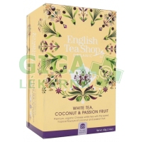 English Tea Shop Bio Bílý čaj Kokos a Passion fruit 20 sáčků