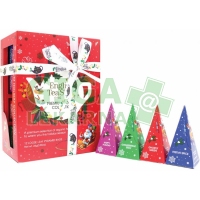 English Tea Shop Bio Červená vánoční kolekce 12 pyramidek