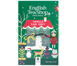English Tea Shop Bio Vanilka a Černý čaj pro sezonu 20 sáčků