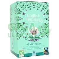 English Tea Shop Bio Zelený čaj s mátou mandala 20ks