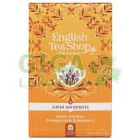 English Tea Shop Zelený rooibos, granátové jablko a borůvka 20s.