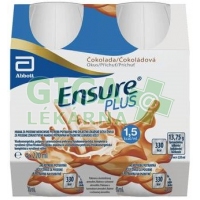 Ensure Plus čokoládová příchuť por.sol.4x220ml