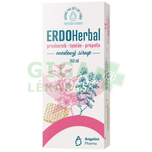 ERDOHerbal medový sirup 140ml
