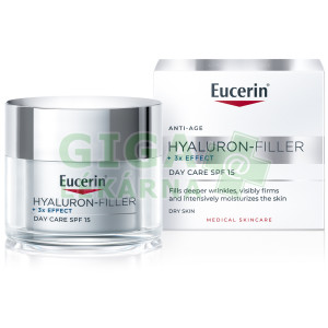 Fotka EUCERIN HYALURON-FILLER+3xEFFECT denní krém pro suchou pleť 50ml Obrázek EUCERIN HYALURON-FILLER+3xEFFECT denní krém pro suchou pleť 50ml