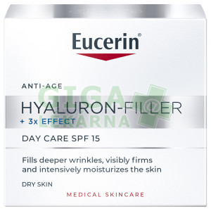 Fotka EUCERIN HYALURON-FILLER+3xEFFECT denní krém pro suchou pleť 50ml Obrázek EUCERIN HYALURON-FILLER+3xEFFECT denní krém pro suchou pleť 50ml