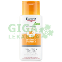 Obrázek EUCERIN SUN mléko na opalování Sensitive SPF50+ 150ml