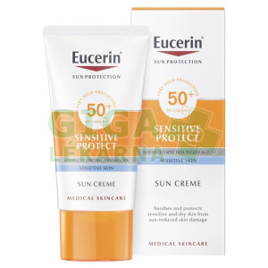Obrázek EUCERIN SUN SPF50+ Krém na obličej Sensitive Protect 50ml