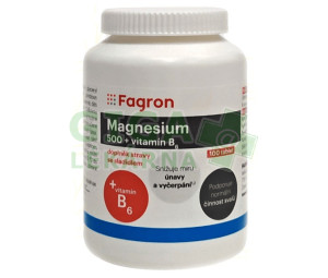 Magnesium 500 + vit.B6 tbl.100 Fagron
