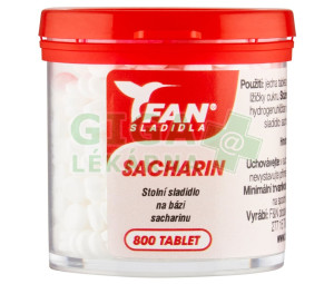 Fan sladidlo Sacharin 50g/800 tablet