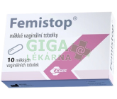 Femistop měkké vaginální tobolky 10ks