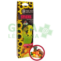 FINE PET Tyčinka Andulka exot ovoce 2ks 110g