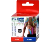 FIXAtape Sport STRIPS tejpovací páska 25x5cm 20ks