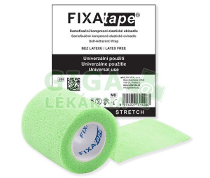 FIXAtape STRETCH samofixační obinadlo 5cmx450cm fluorescent green
