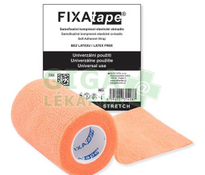 FIXAtape STRETCH samofixační obinadlo 5cm x 450cm fluorescent orange