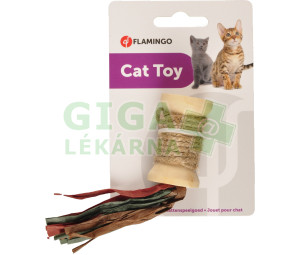 Flamingo Rila Hračka pro kočky hnědá 13cm