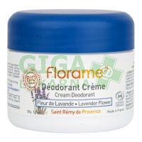 Florame Deodorant krémový 24h levandule 50g BIO
