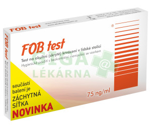 FOB test na okultní krvácení v lidské stolici 1ks