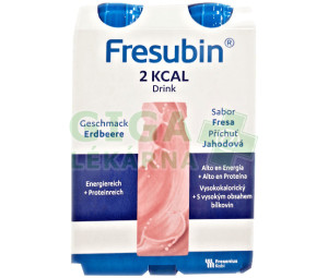 Fresubin 2kcal drink příchuť jahodová por.sol.4x200ml