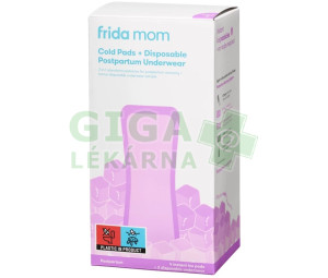 Frida Mom chlad.absorpční Maxi vložky 4ks + popor.kal.2ks