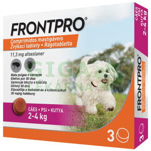 Fotka FRONTPRO 11.3mg 2-4kg žvýkací tbl.3 Obrázek FRONTPRO 11.3mg 2-4kg žvýkací tbl.3