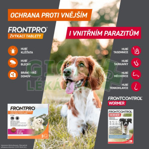 Fotka FRONTPRO 11.3mg 2-4kg žvýkací tbl.3 Obrázek FRONTPRO 11.3mg 2-4kg žvýkací tbl.3