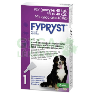 Fypryst Dogs 1x4.02ml spot-on pro psy XL