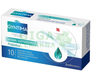 Gyntima vaginální čípky probiotica 10ks