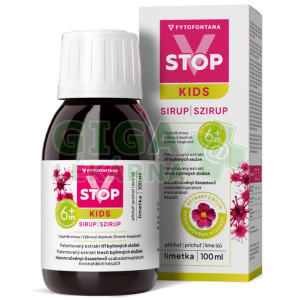 Fytofontana V-STOP sirup KIDS 6m+ limetka 100ml
