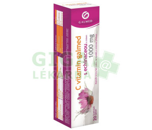 Galmed Vitamin C 1000mg s echinaceou 20 šumivých tablet