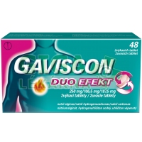 Gaviscon Duo Efekt 48 žvýkacích tablet