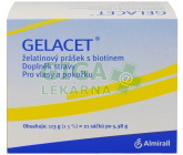 GELACET želatinový prášek sáčky 21ks x 5.3g