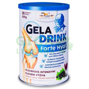 Geladrink FORTE HYAL práško.nápoj černý rybíz 420g