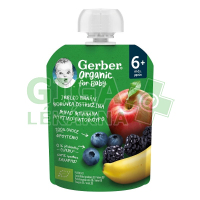 Gerber Kapsička jabl./banán/borův./ostr.BIO 90g 6M