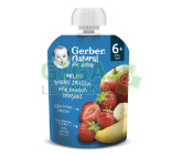 Gerber Natural kapsička jablko/banán/jahoda 90g 6M