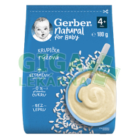 Gerber Natural Rýžová krupička 180g 4M