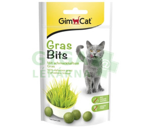 Gimcat Tablety GrasBits s kočičí trávou 40g