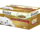 Gourmet Gold cat konz.- Multipack k.masa ve šťávě 4 x 85g