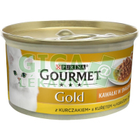Gourmet Gold cat konz.Sauce Delight filetky kuře 85g