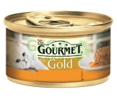 Gourmet Gold cat konz.-Savoury Cake kuře,mrkev 85g