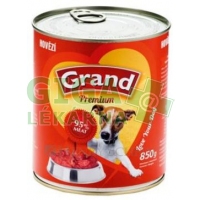 GRAND konz. pes hovězí 850g