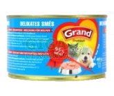 GRAND konz. štěně,kočka Delikates mas.směs 405g