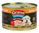 GRAND konz. Superpremium Junior pes krůtí 405g